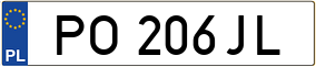 Truck License Plate
